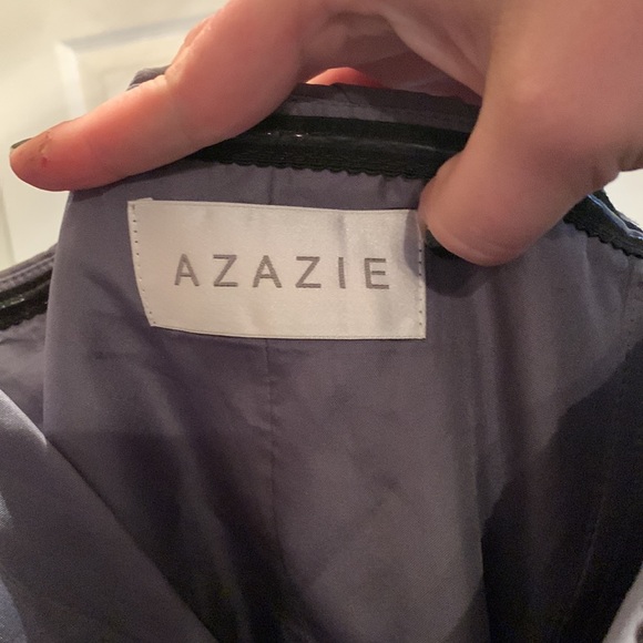 Azazie Grey Bridesmaid Dress - Picture 6 of 7